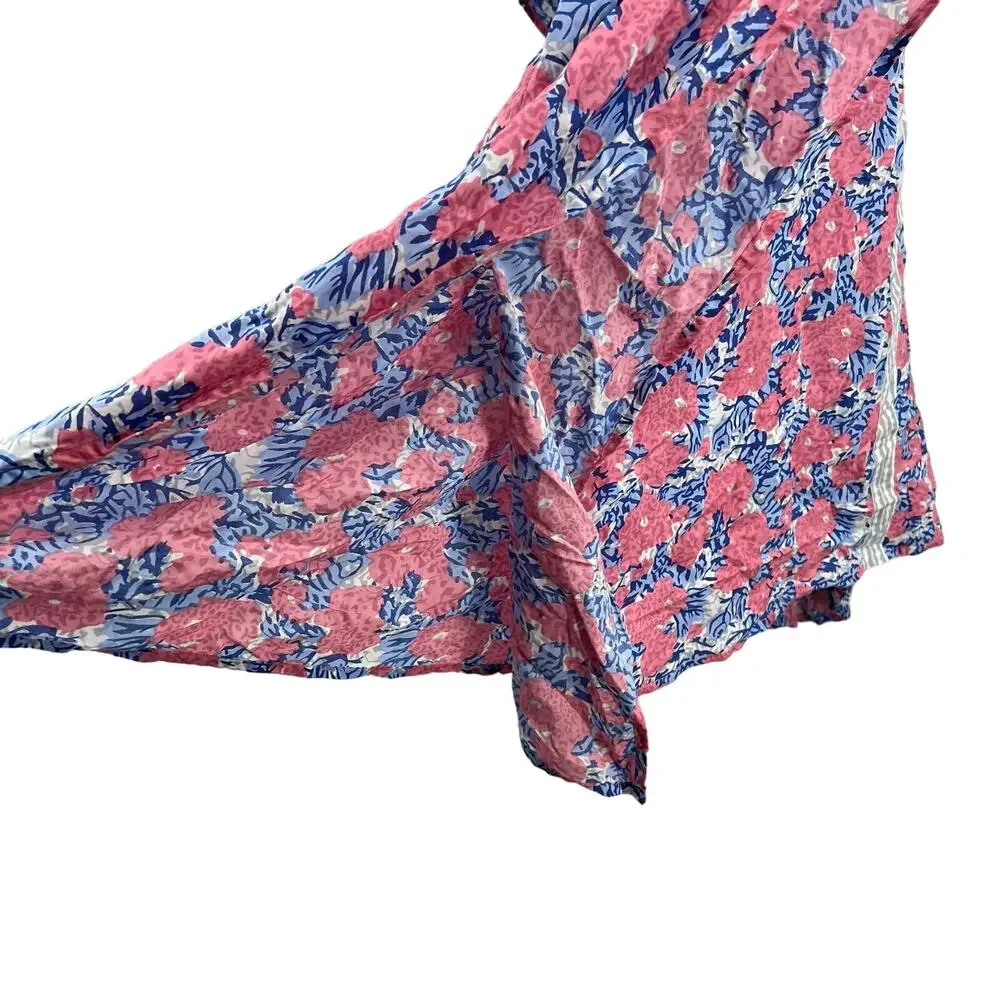 Revolve Hat Attack Printed Cover Up Caftan in Pink Floral Women's OS‎